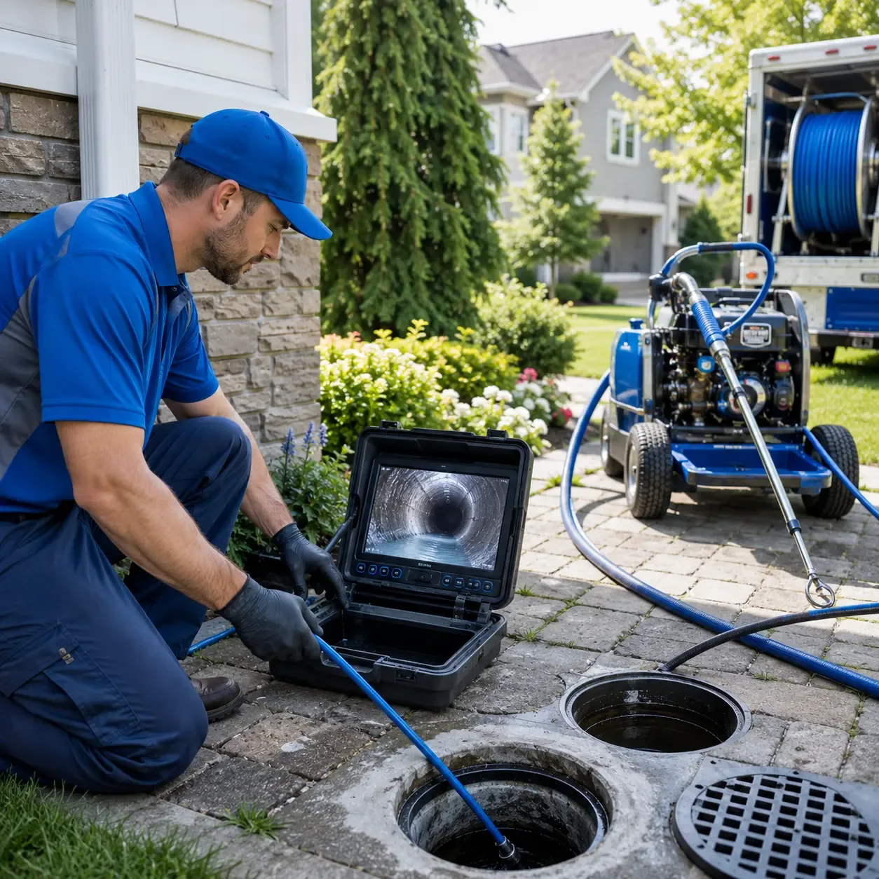 Outdoor drain cleaning professionals serving Maywood, CA